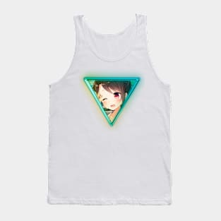 Happy anime Chan Tank Top